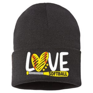 Softball For Love Softball Sustainable Knit Beanie