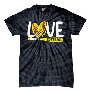 Softball For Love Softball Tie-Dye T-Shirt