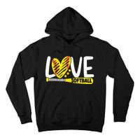 Softball For Love Softball Tall Hoodie