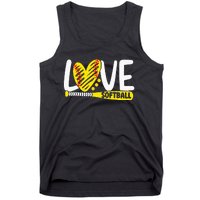 Softball For Love Softball Tank Top