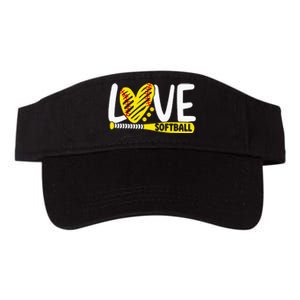 Softball For Love Softball Valucap Bio-Washed Visor