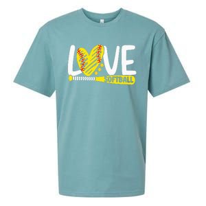 Softball For Love Softball Sueded Cloud Jersey T-Shirt