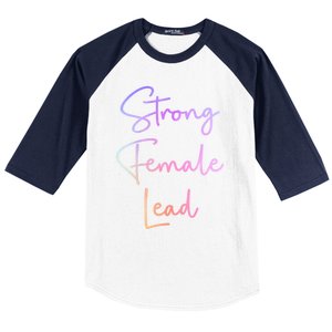 Strong Female Lead Audition Actress Power Feminist Cute Gift Baseball Sleeve Shirt