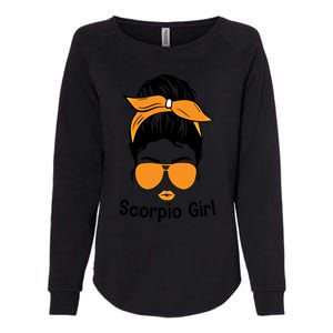 Scorpio Face Leopard Bandana Wink Eye Gift Womens California Wash Sweatshirt