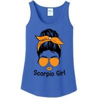 Scorpio Face Leopard Bandana Wink Eye Gift Ladies Essential Tank