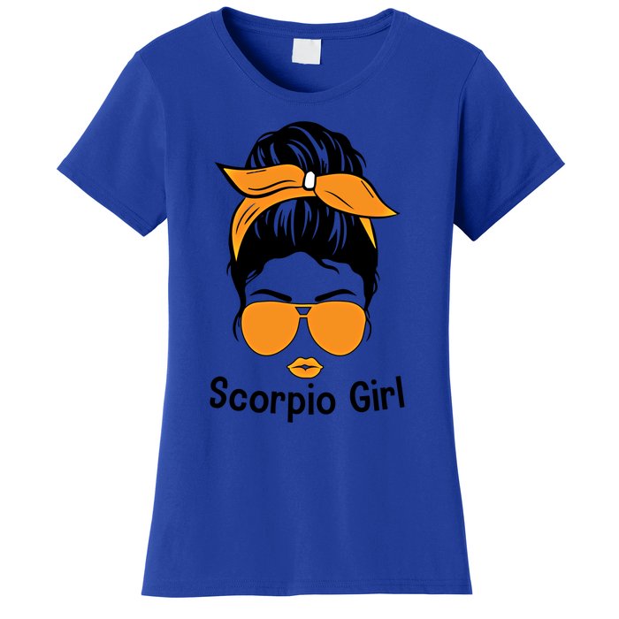 Scorpio Face Leopard Bandana Wink Eye Gift Women's T-Shirt