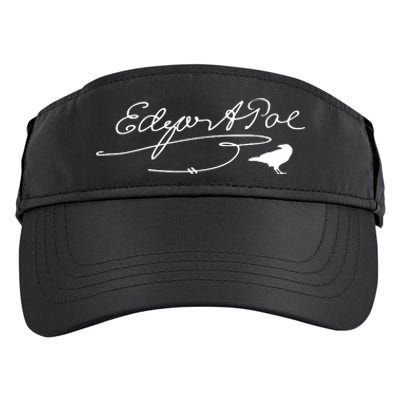 Signature Famous Literary Poet Gift Raven Adult Drive Performance Visor