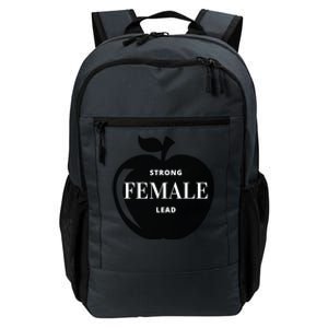 Strong Female Lead Big Apple Funny Feminist Holiday Gift Daily Commute Backpack