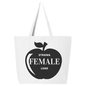 Strong Female Lead Big Apple Funny Feminist Holiday Gift 25L Jumbo Tote