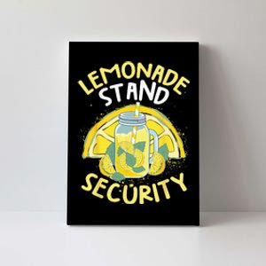 Summer Fun Lemonade Stand Security Boss Lemonade Crew Canvas