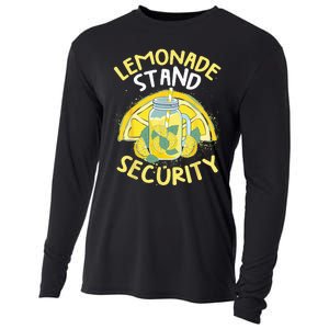 Summer Fun Lemonade Stand Security Boss Lemonade Crew Cooling Performance Long Sleeve Crew