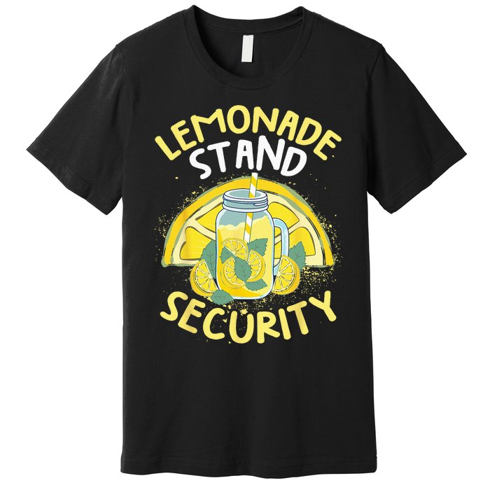 Summer Fun Lemonade Stand Security Boss Lemonade Crew Premium T-Shirt