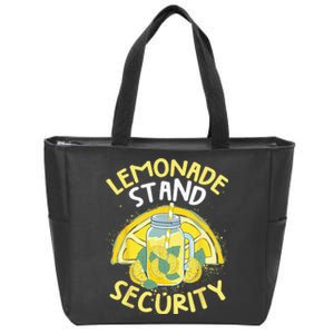 Summer Fun Lemonade Stand Security Boss Lemonade Crew Zip Tote Bag