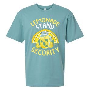 Summer Fun Lemonade Stand Security Boss Lemonade Crew Sueded Cloud Jersey T-Shirt