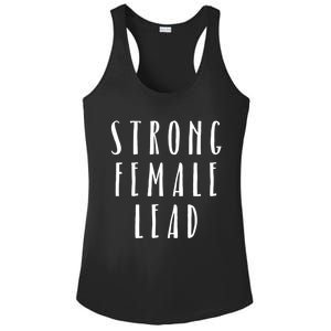 Strong Female Lead Feminist Boss Gift Ladies PosiCharge Competitor Racerback Tank