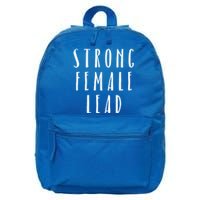 Strong Female Lead Feminist Boss Gift 16 in Basic Backpack