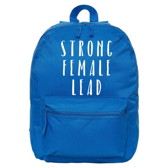 Strong Female Lead Feminist Boss Gift 16 in Basic Backpack