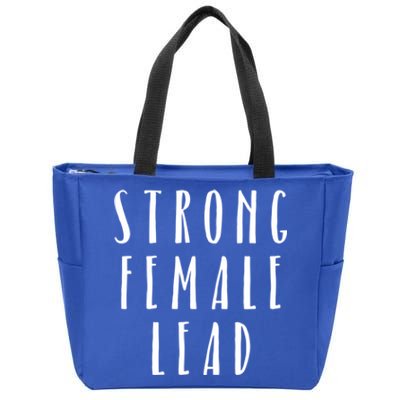 Strong Female Lead Feminist Boss Gift Zip Tote Bag