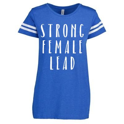 Strong Female Lead Feminist Boss Gift Enza Ladies Jersey Football T-Shirt