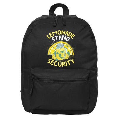 Summer Fun Lemonade Stand Security Boss Lemonade Crew 16 in Basic Backpack