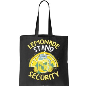 Summer Fun Lemonade Stand Security Boss Lemonade Crew Tote Bag