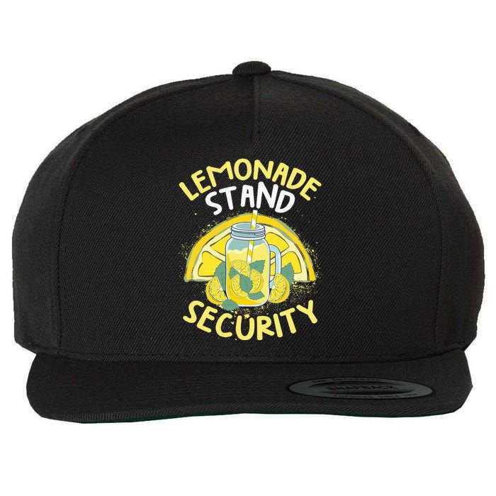 Summer Fun Lemonade Stand Security Boss Lemonade Crew Wool Snapback Cap