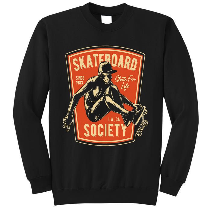 Skate For Life 1983 Boy Skateboard Sweatshirt