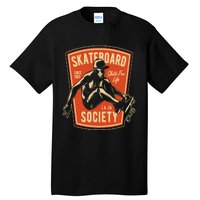 Skate For Life 1983 Boy Skateboard Tall T-Shirt