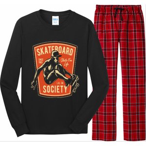 Skate For Life 1983 Boy Skateboard Long Sleeve Pajama Set