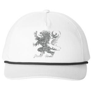 Scottish Flag Lion Rampant Heraldry Flag Of Scotland Rugby Snapback Five-Panel Rope Hat