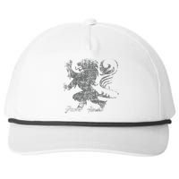 Scottish Flag Lion Rampant Heraldry Flag Of Scotland Rugby Snapback Five-Panel Rope Hat