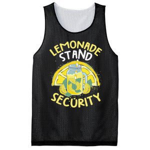 Summer Fun Lemonade Stand Security Boss Lemonade Crew Mesh Reversible Basketball Jersey Tank