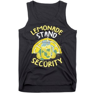 Summer Fun Lemonade Stand Security Boss Lemonade Crew Tank Top