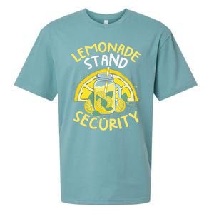 Summer Fun Lemonade Stand Security Boss Lemonade Crew Sueded Cloud Jersey T-Shirt