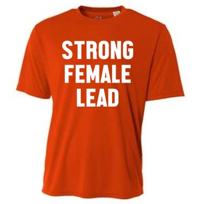 Strong Female Lead Gift Cooling Performance Crew T-Shirt