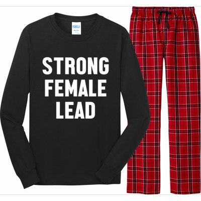 Strong Female Lead Gift Long Sleeve Pajama Set