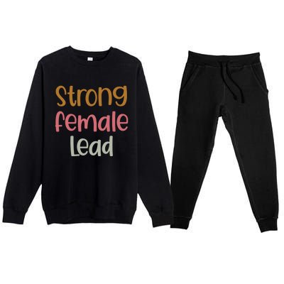 Strong Female Lead Gift Female Actress Gift Theatre Gift Premium Crewneck Sweatsuit Set