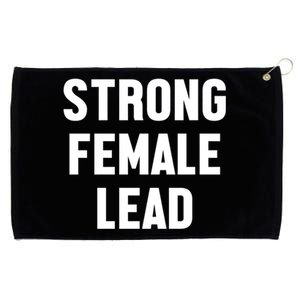 Strong Female Lead Gift Grommeted Golf Towel