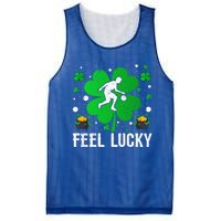 Shamrock Feel Lucky Basketball Player St Patrick's Day Gift Mesh Reversible Basketball Jersey Tank