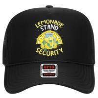 Summer Fun Lemonade Stand Security Boss Lemonade Crew High Crown Mesh Back Trucker Hat