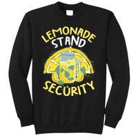 Summer Fun Lemonade Stand Security Boss Lemonade Crew Sweatshirt