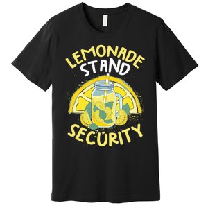 Summer Fun Lemonade Stand Security Boss Lemonade Crew Premium T-Shirt