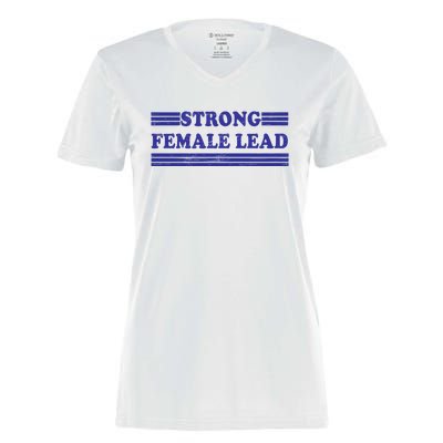 Strong Female Lead Cute Gift Women's Momentum V-Neck T-Shirt