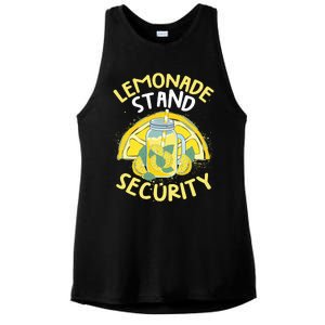 Summer Fun Lemonade Stand Security Boss Lemonade Crew Ladies PosiCharge Tri-Blend Wicking Tank