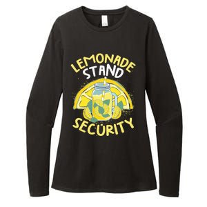 Summer Fun Lemonade Stand Security Boss Lemonade Crew Womens CVC Long Sleeve Shirt