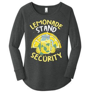 Summer Fun Lemonade Stand Security Boss Lemonade Crew Women's Perfect Tri Tunic Long Sleeve Shirt