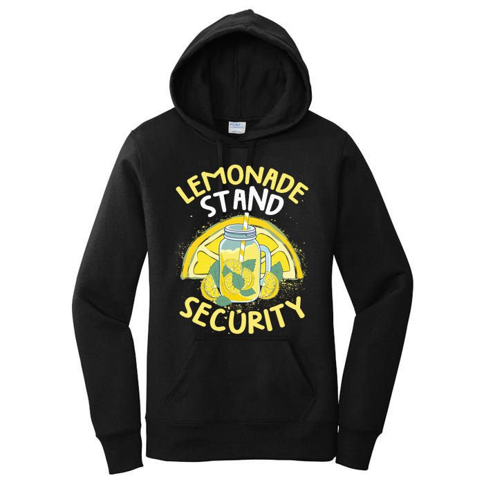 Summer Fun Lemonade Stand Security Boss Lemonade Crew Women's Pullover Hoodie