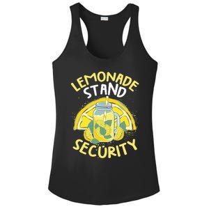 Summer Fun Lemonade Stand Security Boss Lemonade Crew Ladies PosiCharge Competitor Racerback Tank