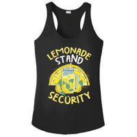 Summer Fun Lemonade Stand Security Boss Lemonade Crew Ladies PosiCharge Competitor Racerback Tank