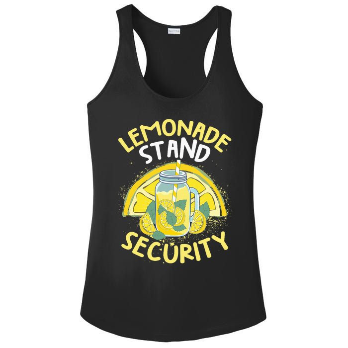 Summer Fun Lemonade Stand Security Boss Lemonade Crew Ladies PosiCharge Competitor Racerback Tank